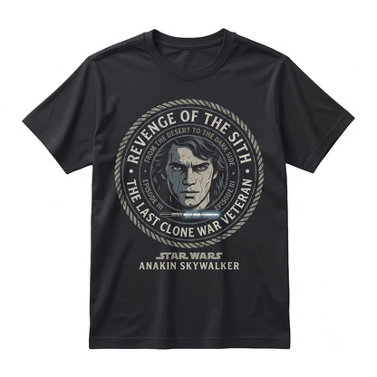 Vintage Anakin Skywalker Revenge of the Sith World Vacation Graphic Unisex TShirt