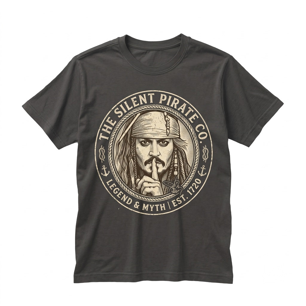 Vintage Captain Jack Sparrow Retro Caribbean Buccaneer Yo Ho A Pirates Life For Me Graphic Johnny Depp Unisex TShirt
