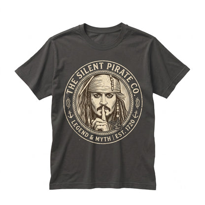 Vintage Captain Jack Sparrow Retro Caribbean Buccaneer Yo Ho A Pirates Life For Me Graphic Johnny Depp Unisex TShirt