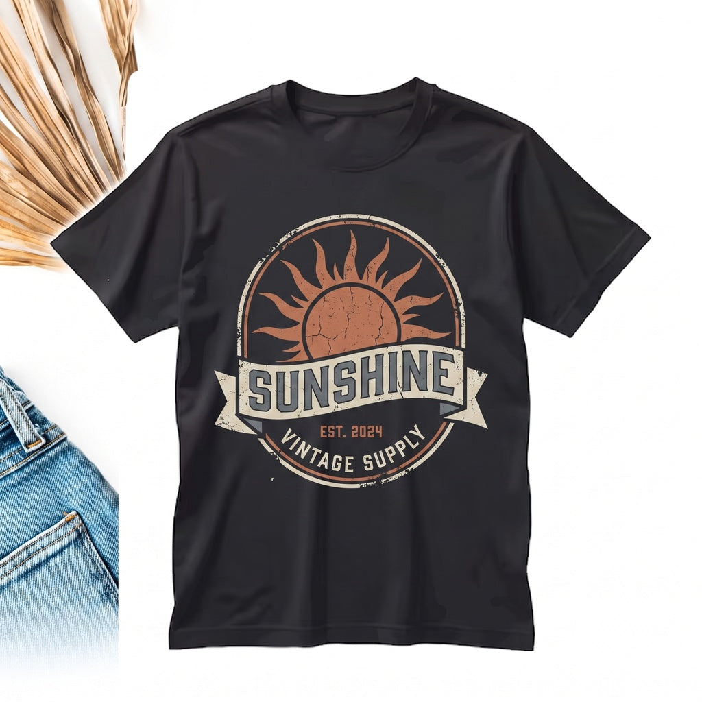 Sunshine Colorful Pastel Beach Ready Summer Vacation Graphic Unisex TShirt