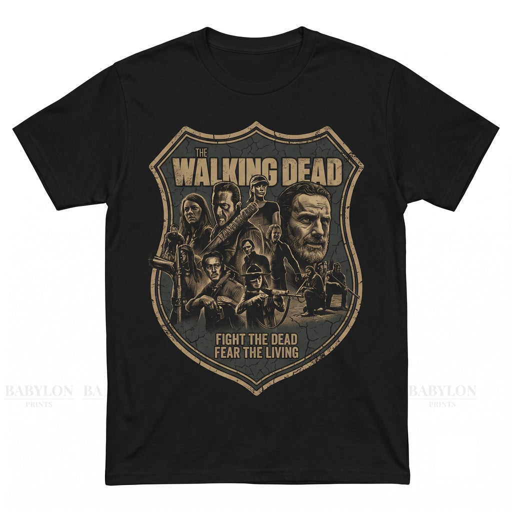 Zombie Apocalypse Survivors Graphic Daryl Dixon Rick Grimes Michonne Negan Bat Carol Merch Unisex TShirt