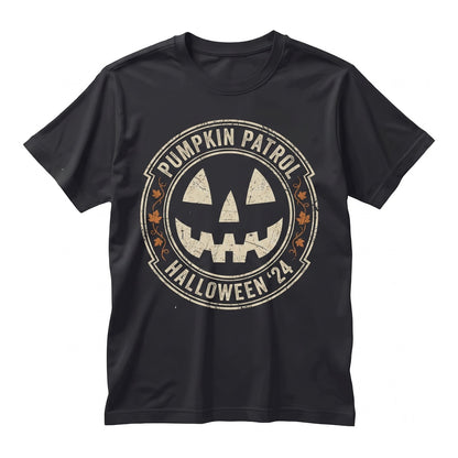 Jack-O-Lantern Pumpkin Face Hooded Sweatshirt, Spooky Halloween Witch Costume Trick Or Treat Graphic Unisex TShirt