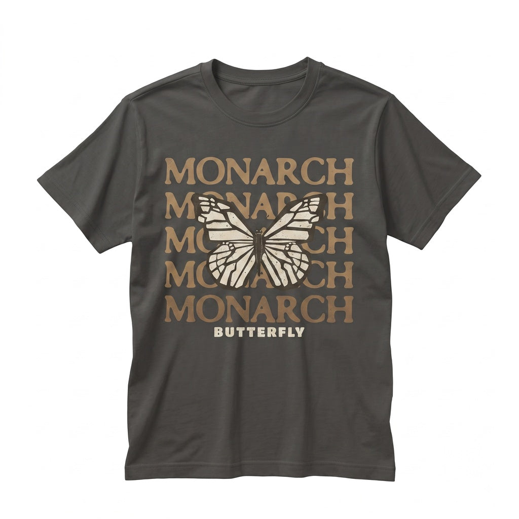 Monarch Butterfly Oversized Womens Graphic Nature Lover Gift Top Unisex TShirt