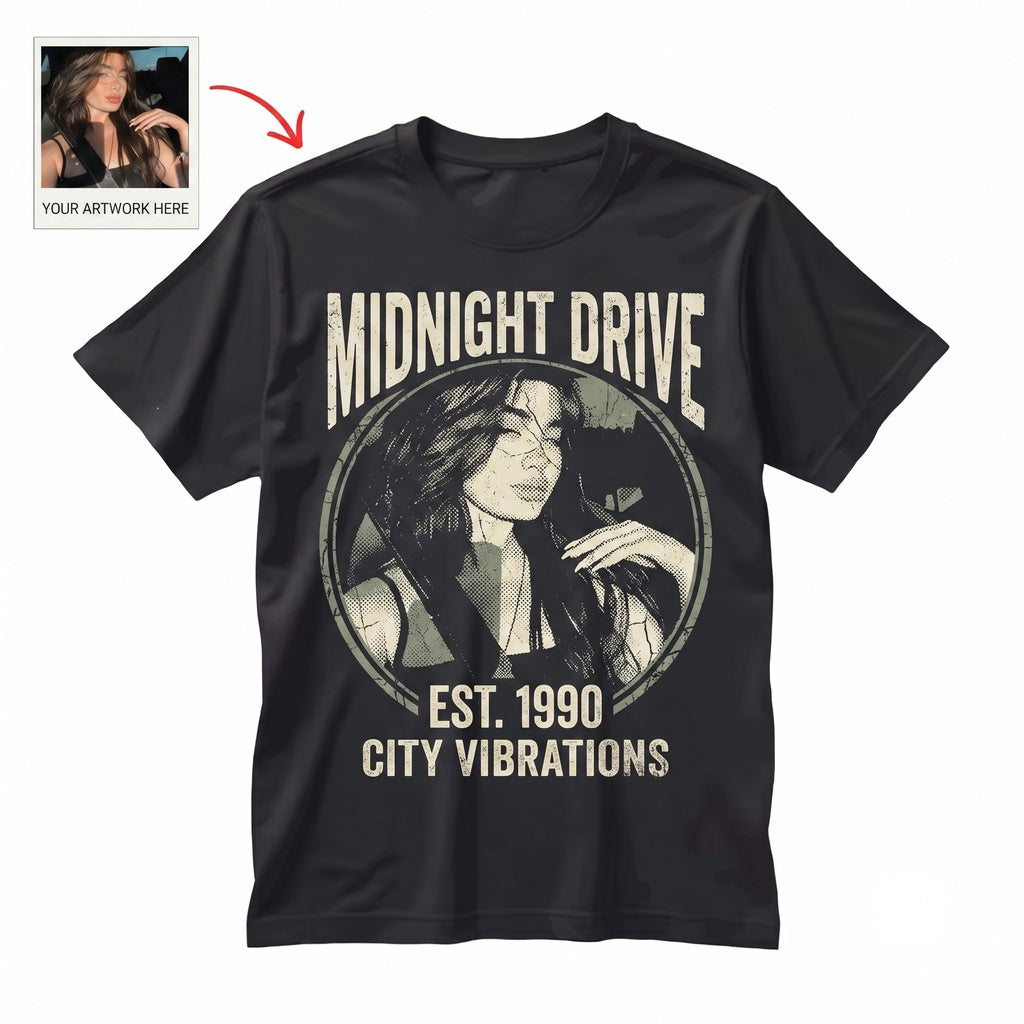 Customized Heavyweight Garment-Dyed Muscle Top with Photo Picture Logo Image Print, Unisex TShirt