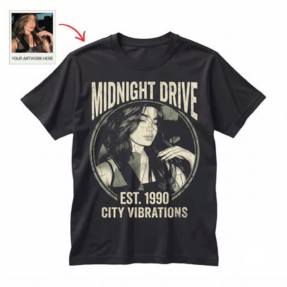 Customized Heavyweight Garment-Dyed Muscle Top with Photo Picture Logo Image Print, Unisex TShirt
