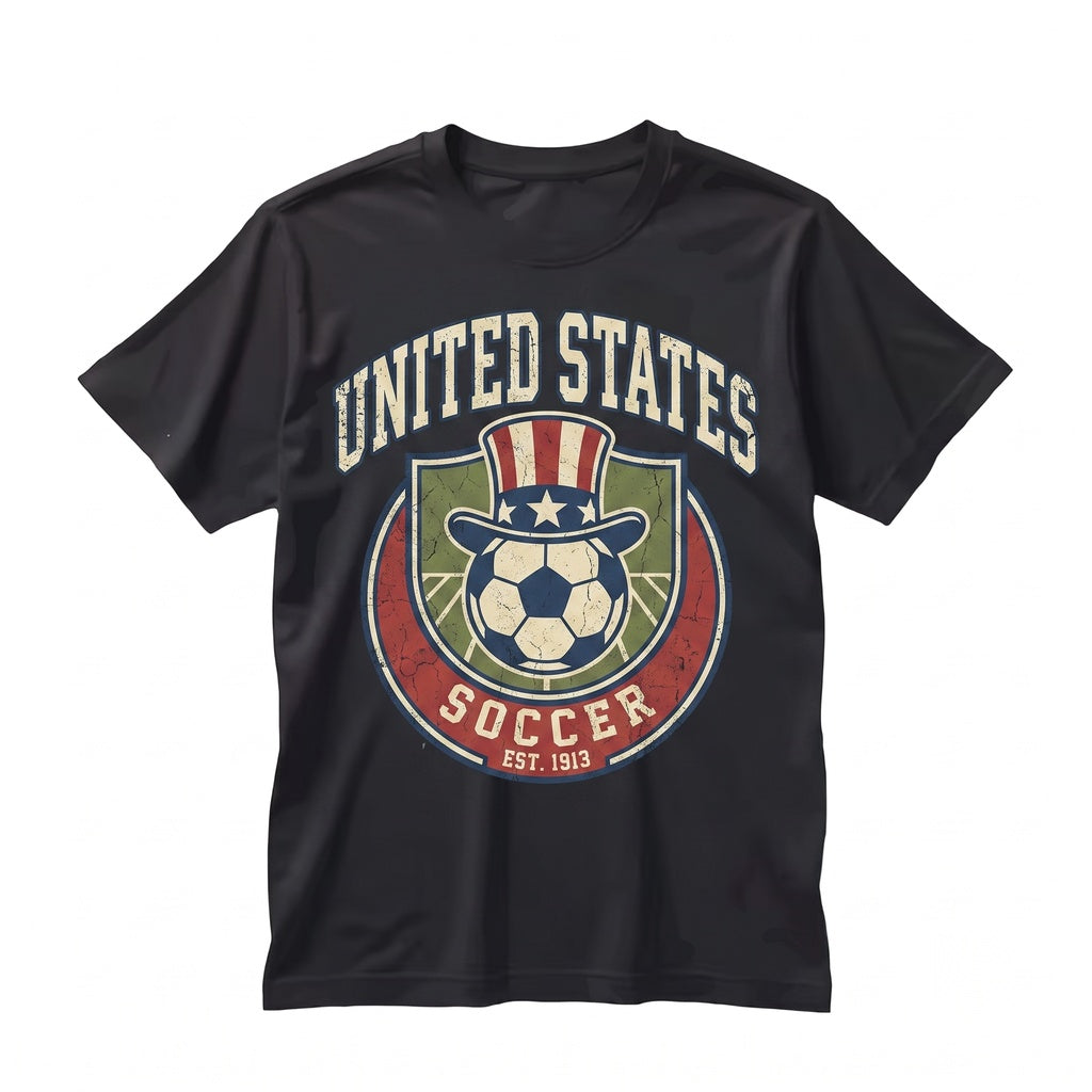 Vintage 1980s 1990s United States Soccer Football Graphic Retro American Sports Apparel Unisex TShirt