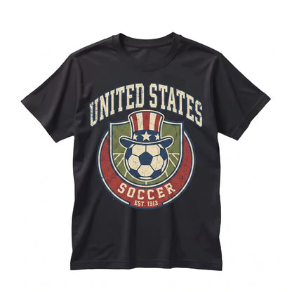 Vintage 1980s 1990s United States Soccer Football Graphic Retro American Sports Apparel Unisex TShirt
