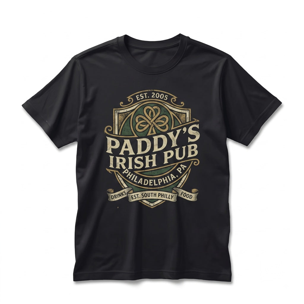 Paddys Irish Pub Philly Tavern Philadelphia Bar Vintage Graphic Unisex TShirt