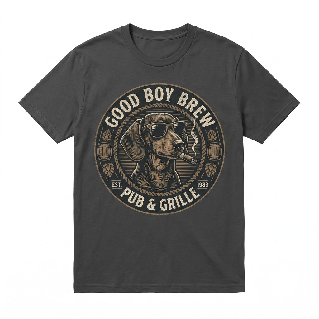 Funny Dachshund Drinking Beer Graphic Pet Lover Gift Dog Mom Dad Unisex TShirt