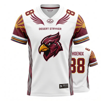 Unisex Stitched Football Fan Jersey - Lightweight Breathable Mesh Game Day Athletic Top