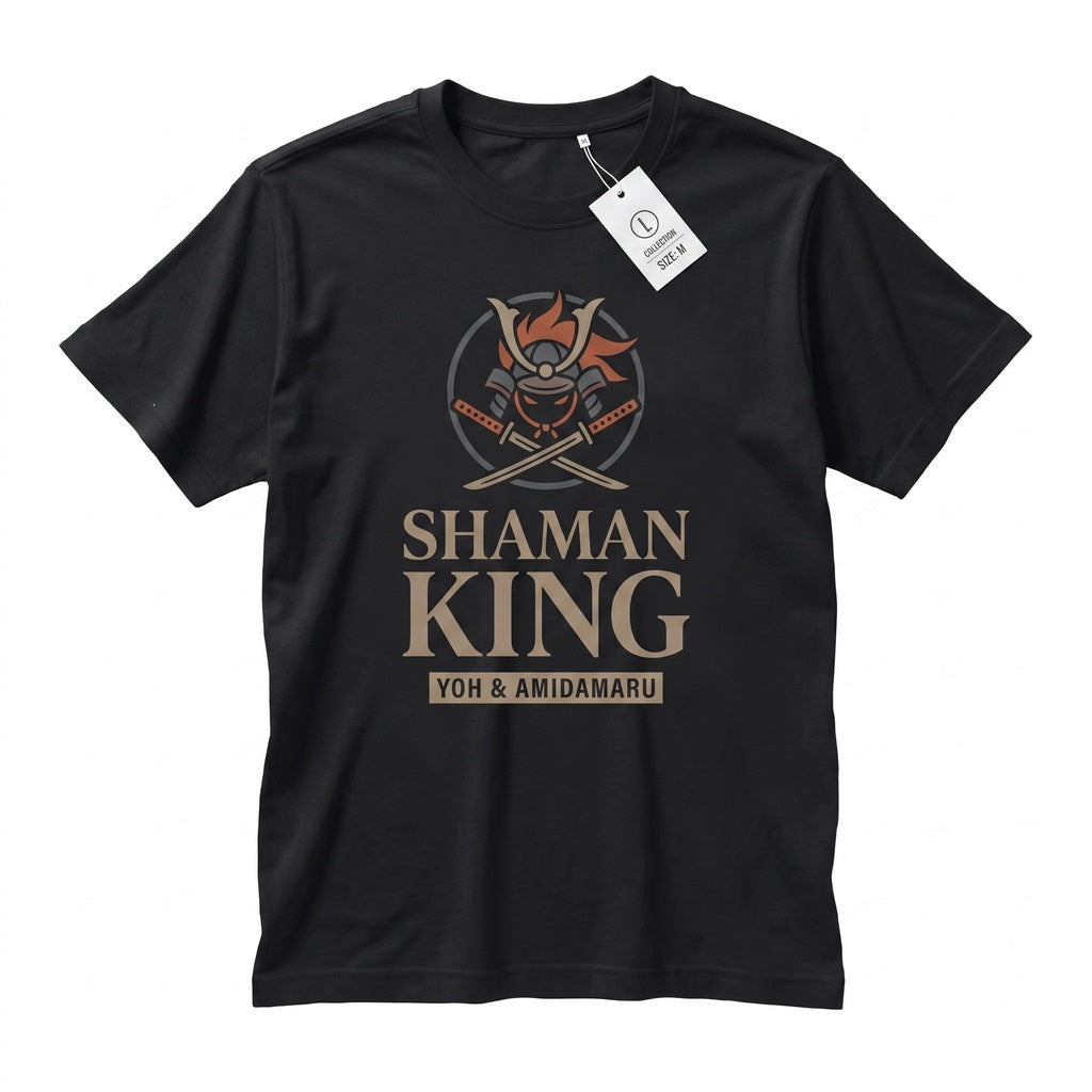 Yoh Asakura Len Tao Shaman Japanese Anime Manga Graphic Vintage Cotton Apparel Unisex TShirt