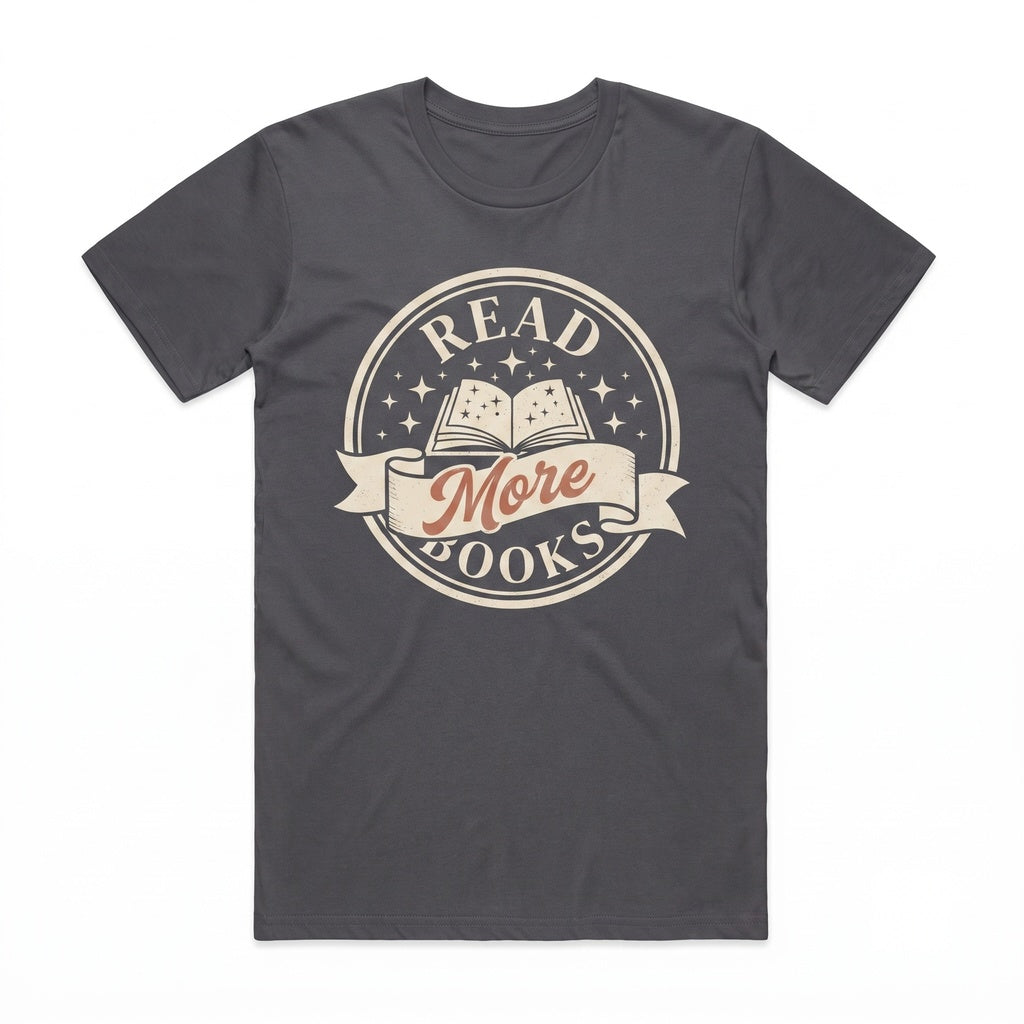 Read More Books Graphic Apparel Bookish Trendy Reader Gift Bookworm Unisex TShirt