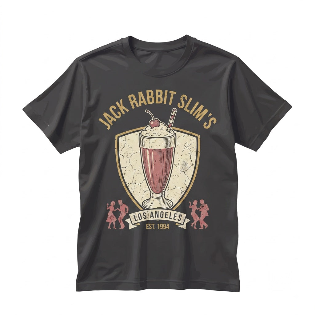Jack Rabbit Slims Retro 1950s Diner Cult Classic Movie Graphic Unisex TShirt