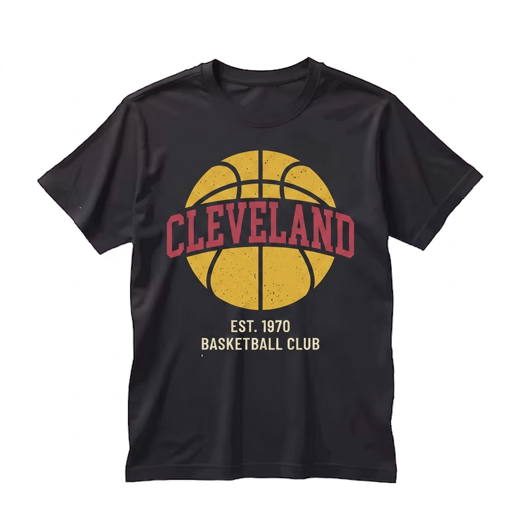 Vintage Cleveland Basketball Retro Game Day Sports Graphic Apparel Unisex TShirt
