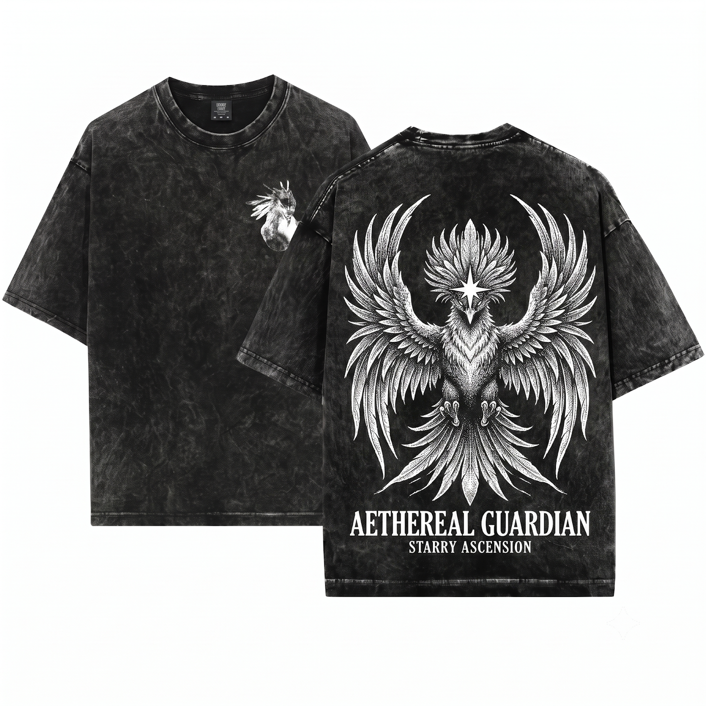 Minimalist Secretary Bird Silhouette Shirt Cute Sagittarius Serpentarius Nature Wildlife Gift Unisex Heavyweight Garment-Dyed T-Shirt