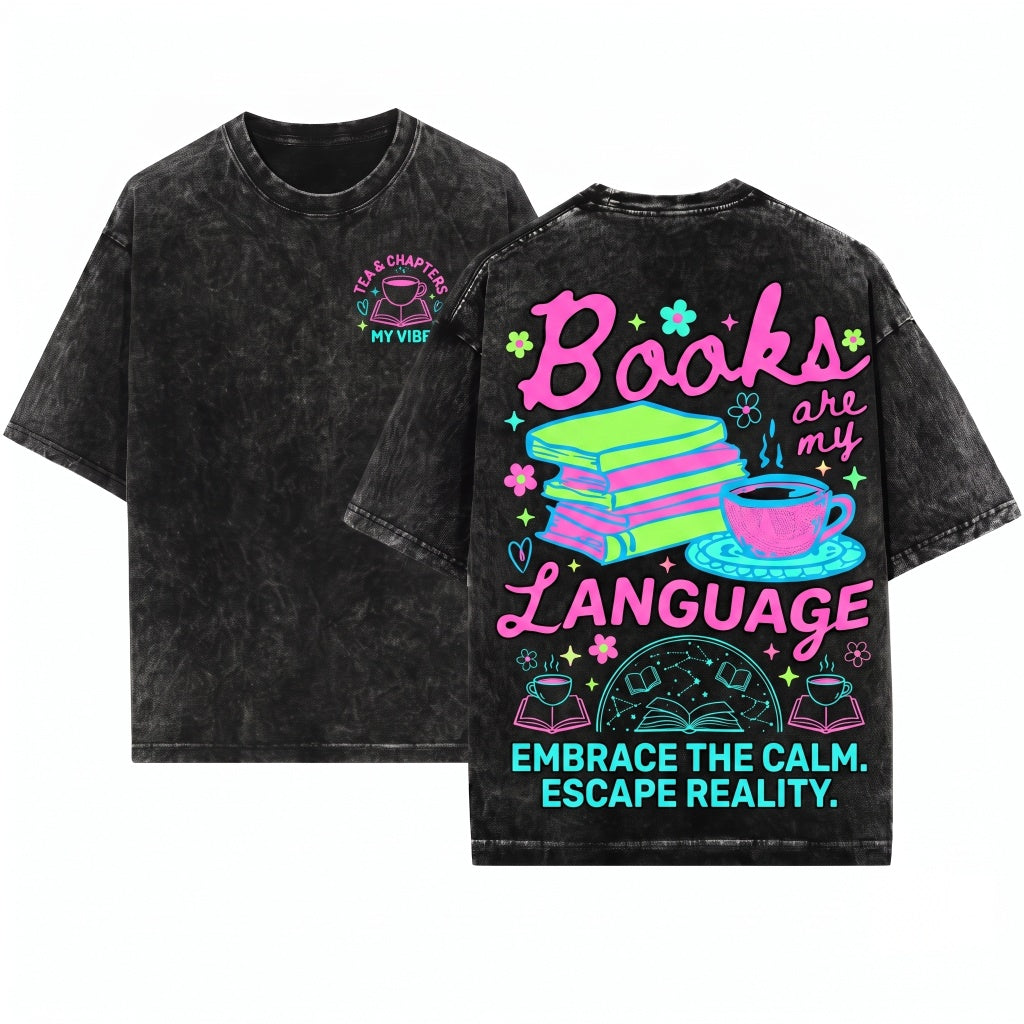 Valentines Day Romance Reader Literary Bookworm Lover Gift Unisex Wash T-Shirt