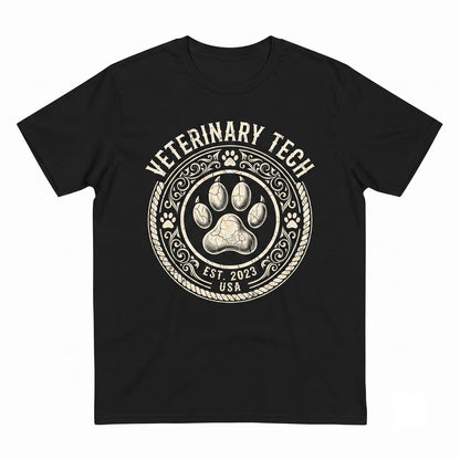 Personalized Veterinary Doctor Technician Hoodie Animal Gift Unisex TShirt