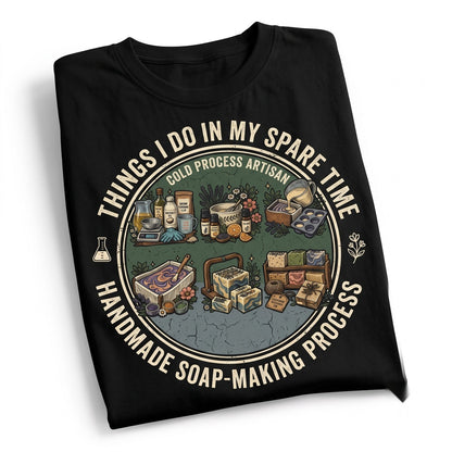 Soap Making Cold Process Lye Bar Crafter Graphic Hobbyist Apparel Unisex TShirt