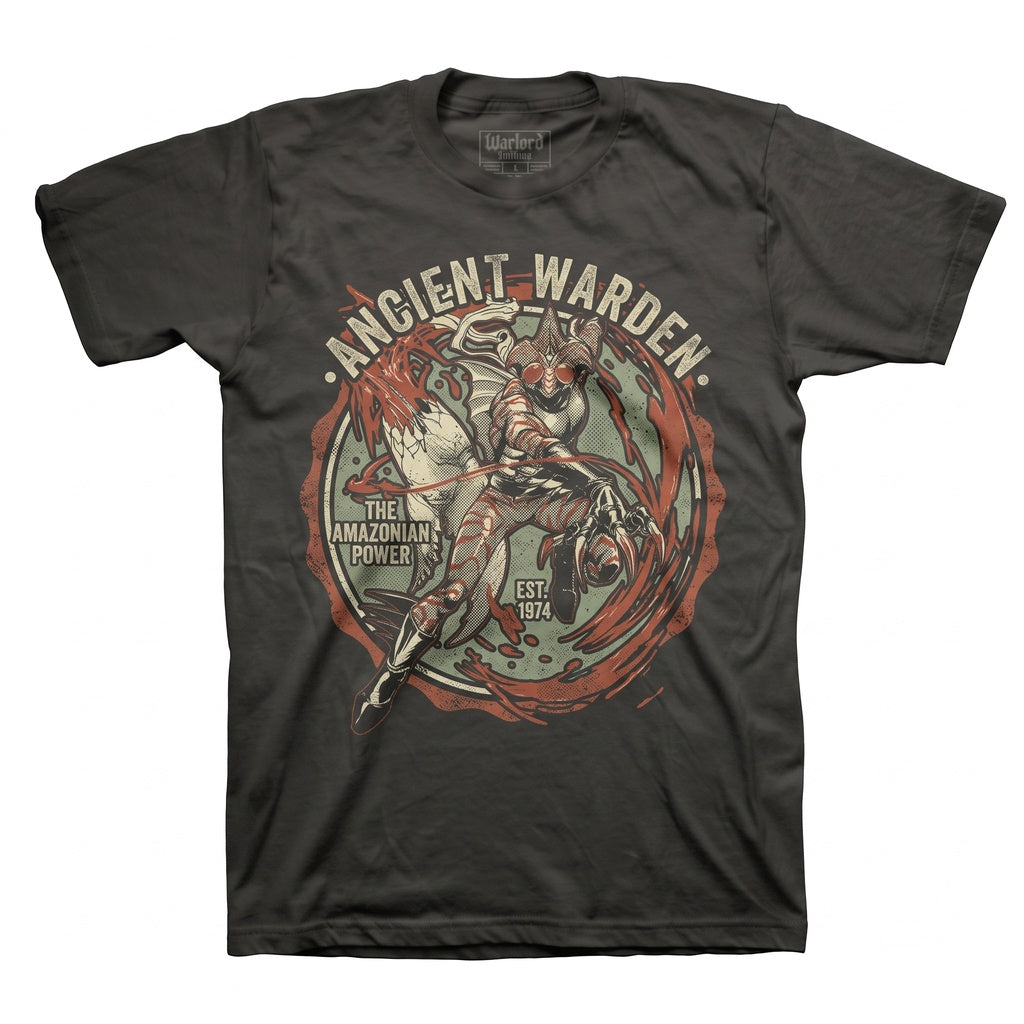 Japanese Masked Hero Sci-Fi Graphic Vintage Cotton Unisex TShirt