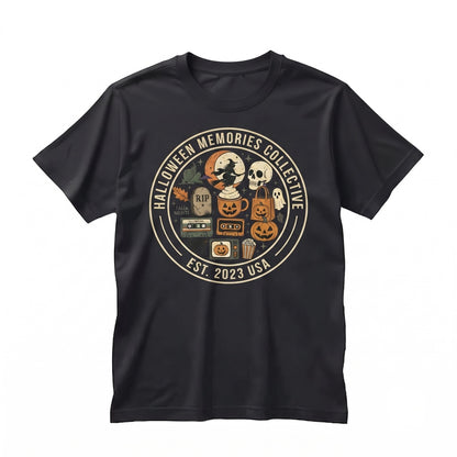 Vintage Halloween Tis The Season Retro Aesthetic Wo Pumpkin Witch Graphic Unisex TShirt