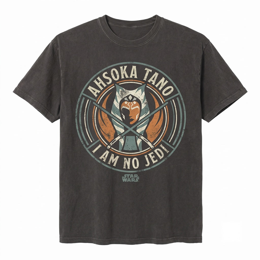 Vintage Ahsoka Tano Im No Jedi Retro Rebel Sci-Fi May Fourth Graphic Unisex TShirt