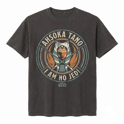 Vintage Ahsoka Tano Im No Jedi Retro Rebel Sci-Fi May Fourth Graphic Unisex TShirt