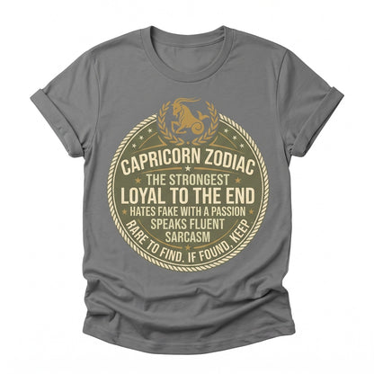 Capricorn Zodiac Sign Astrology Horoscope Facts Funny December January Birthday Gift Unisex TShirt