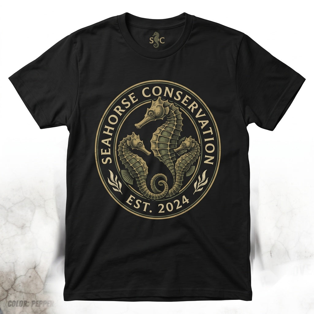 Seahorse Ocean Life Graphic Marine Animal Beach Coastal Nautical Sea Creature Aesthetic Gift Unisex TShirt