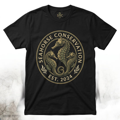 Seahorse Ocean Life Graphic Marine Animal Beach Coastal Nautical Sea Creature Aesthetic Gift Unisex TShirt