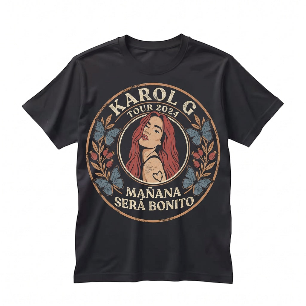 Karol G Colombian Singer Red Hair Top Bichota Reggaeton Lover Merch Team Apparel Unisex TShirt