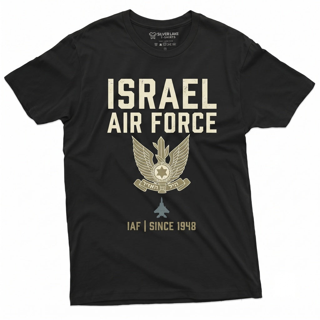 Israel Air Force IDF Defense Patriotic Flag Pocket Graphic Unisex TShirt