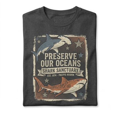Aesthetic Tropical Ocean Graphic Bright Marine Life Whale Shark Summer Beach Lover Unisex TShirt