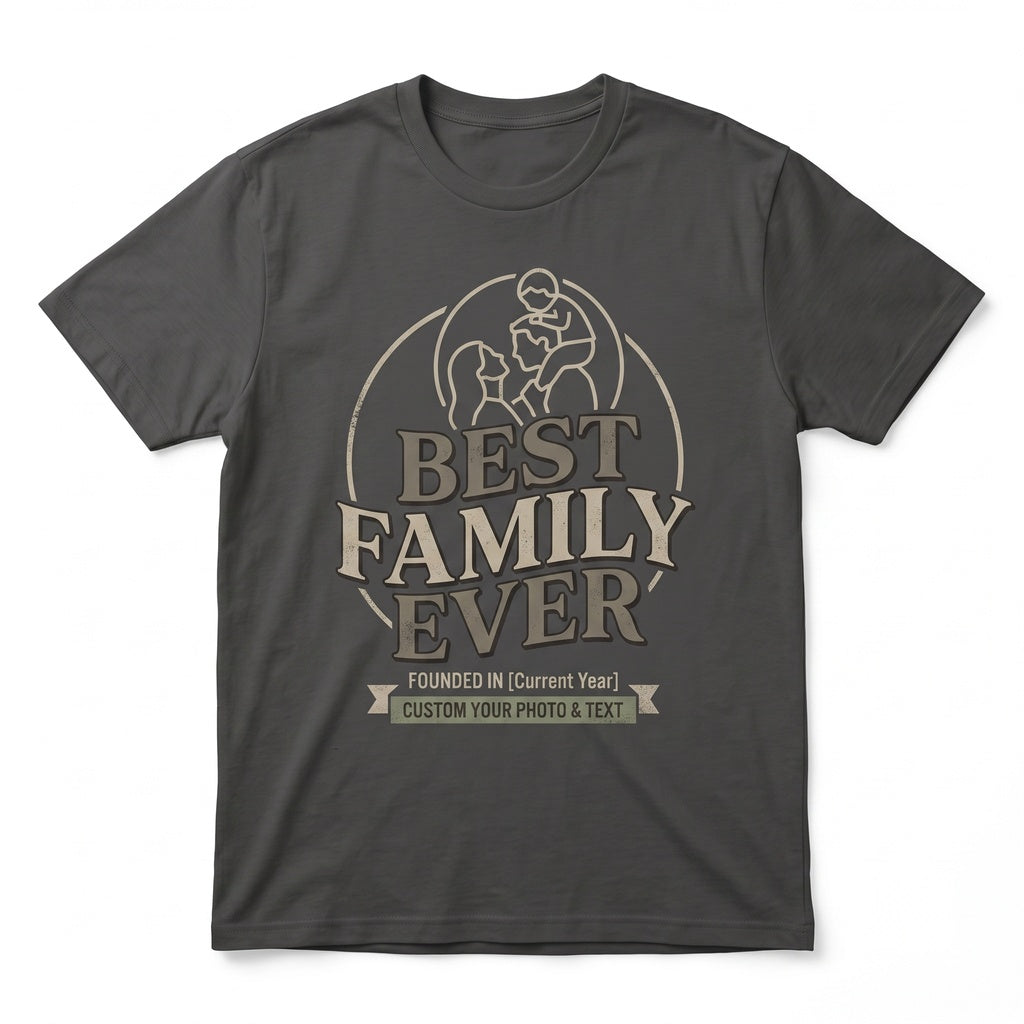 Best Family Ever Personalized Custom Name Matching Reunion Gift Unisex TShirt