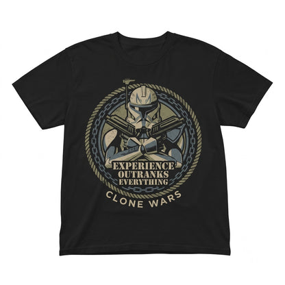 Vintage Captain Rex Graphic 501st Legion Clone Trooper Commander Sci-Fi Fan Apparel Unisex TShirt