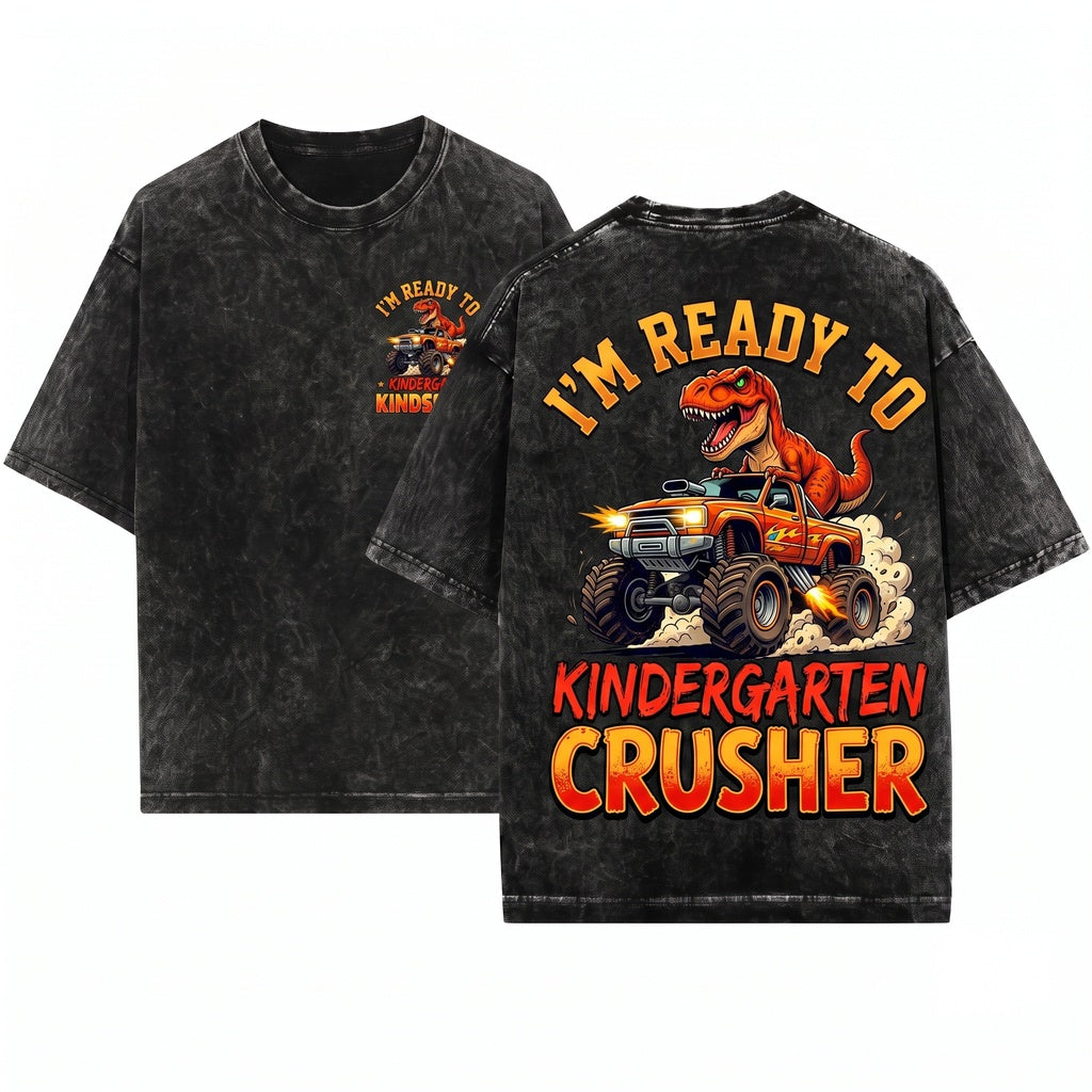 Ready To Crush VPK First Day Prekindergarten Back School Pre-K Student Outfit Unisex Wash T-Shirt