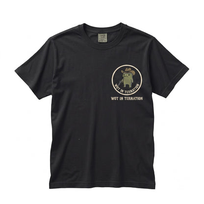 Wot in Tarnation Cowboy Frog Funny Western Graphic Unisex TShirt