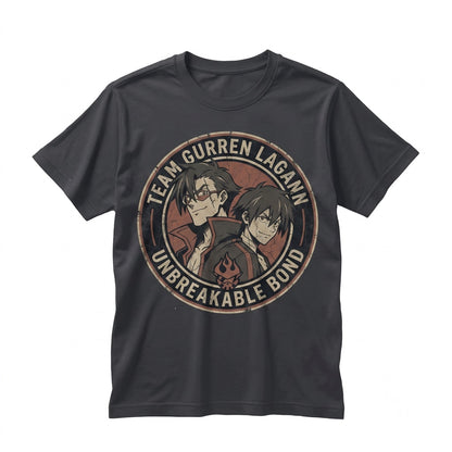 Kamina Anime Mecha Graphic Aesthetic Japanese Manga Simon Yoko Shounen Cotton Vintage Unisex TShirt