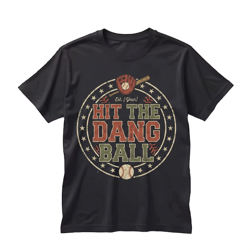 Coquette Bow Softball Mama Hit The Dang Ball Stripes Game Day Graphic Unisex TShirt