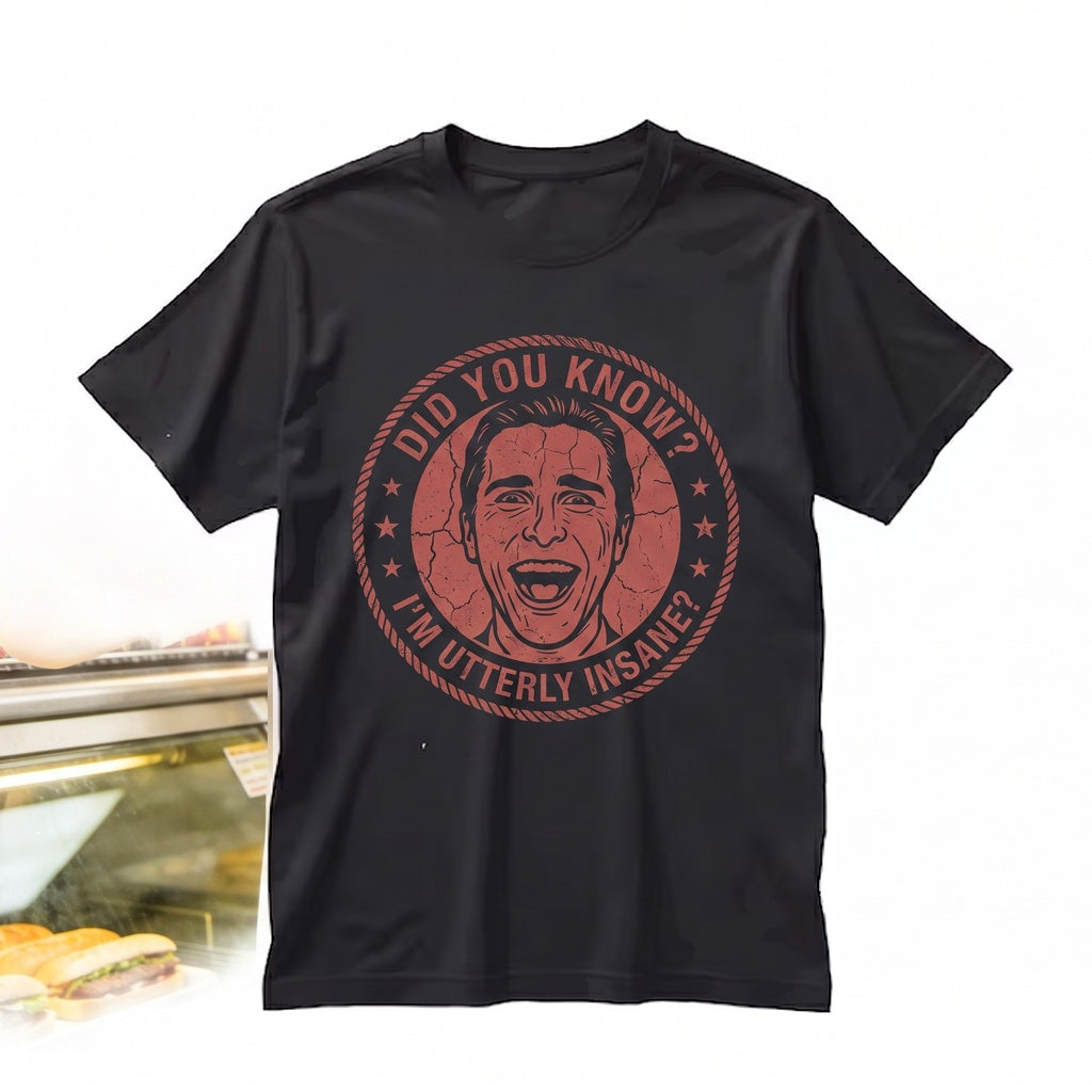Patrick Bateman 90s Retro Cult Movie Psycho Graphic Grunge Unisex TShirt