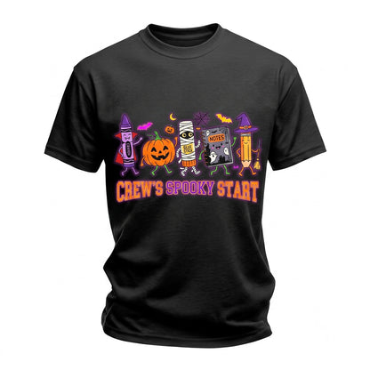 Cute Teacher Halloween School Supplies Educator Spooky Present Unisex TShirt