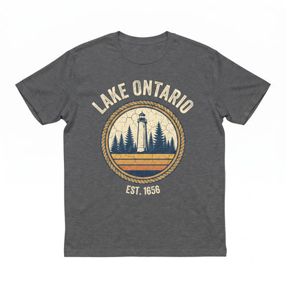 Vintage Lake Ontario Great Lakes Quiet Activism Canada Subtle Anti Trump Travel Mug Unisex TShirt