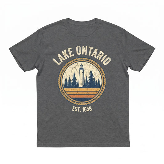 Vintage Lake Ontario Great Lakes Quiet Activism Canada Subtle Anti Trump Travel Mug Unisex TShirt