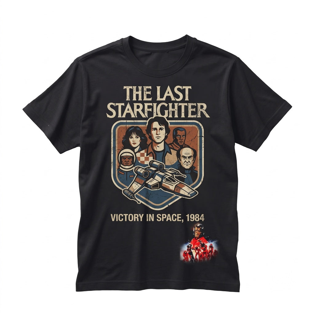 Retro 1984 Sci-Fi Space Arcade Gunstar Graphic Unisex TShirt