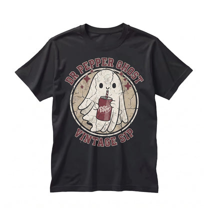 Cute Spooky Soda Ghost Spiced Cherry Pop Drink Lover Graphic Gift Unisex TShirt