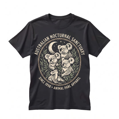 Vintage 90s Koala Full Moon Retro Australian Forest Animal Graphic Funny Gift Unisex TShirt