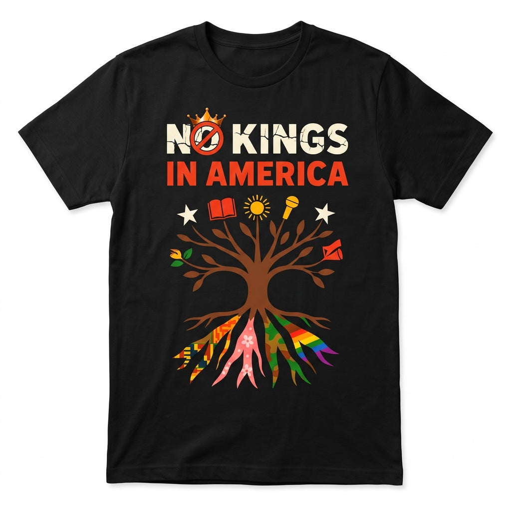 No Faux King Way 8647 Anti Trump Political Activist Rally Resist Fascism Graphic Apparel Unisex TShirt