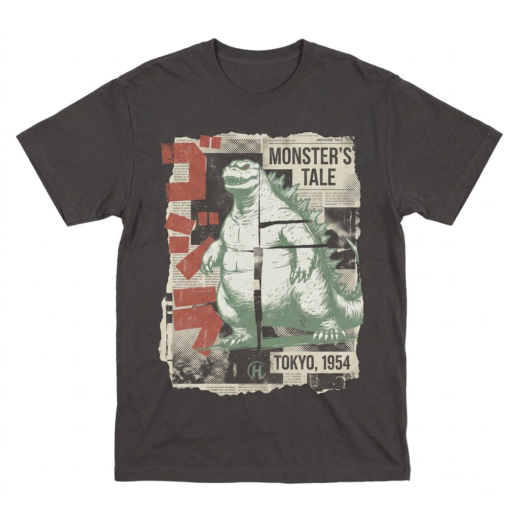 Funny Kaiju Giant Monster Retro Cult Classic Sci-Fi Film Graphic Cotton Apparel Unisex TShirt