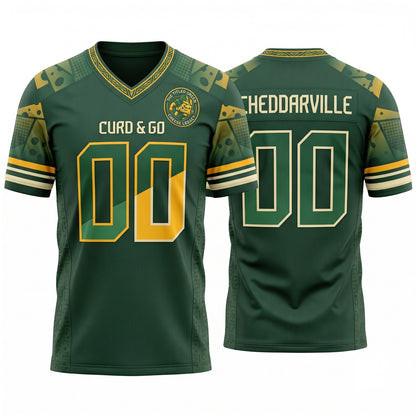 Unisex Breathable Mesh Football Fan Jersey - Stitched Game Day Athletic Shirt