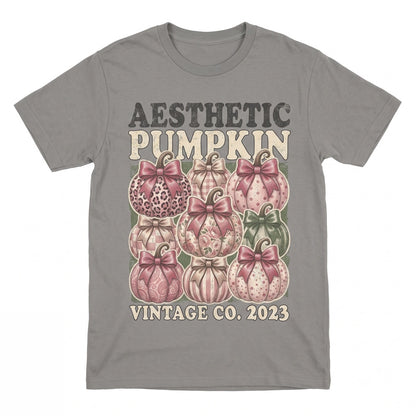 Breast Cancer Awareness Pink Pumpkin Thanksgiving Support Squad Long Sleeve Unisex TShirt