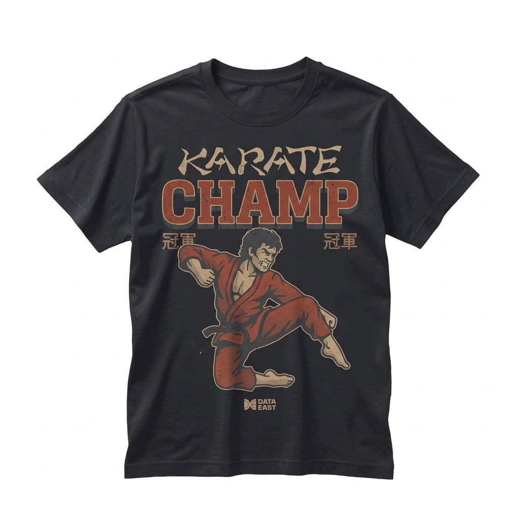 Vintage Retro 1980s Arcade Martial Arts Fighter Graphic Unisex TShirt